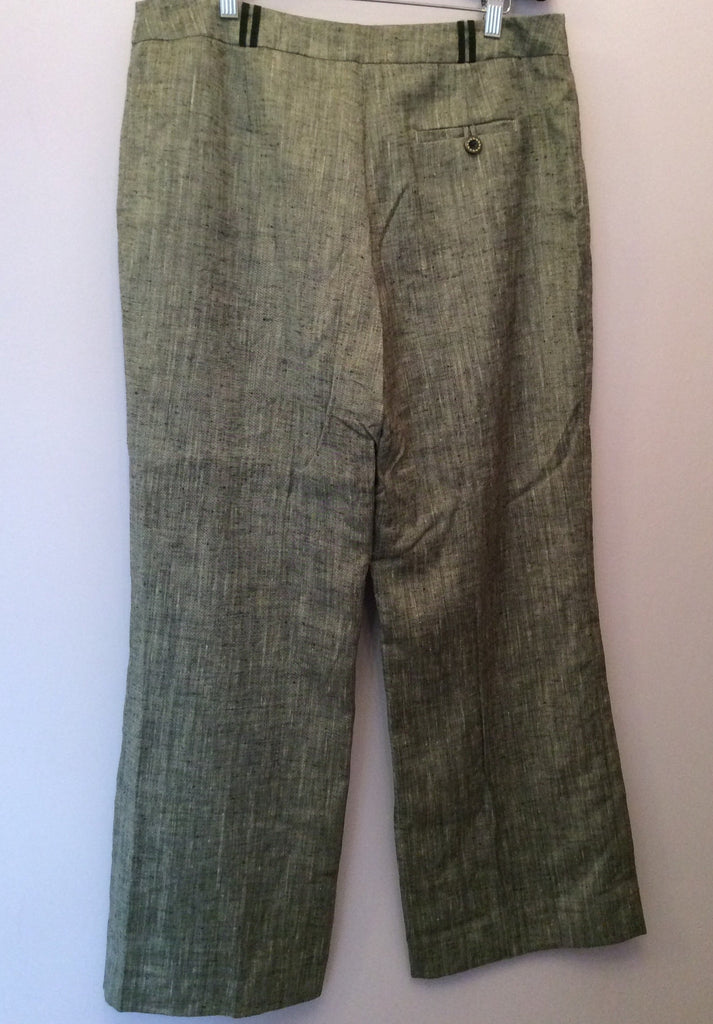 Per Una Speziale Grey & Black Trim Trouser Suit Size 16/18 – Whispers ...