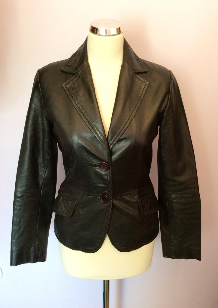 zara basic leather jacket