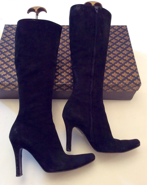 black knee high boots size 5