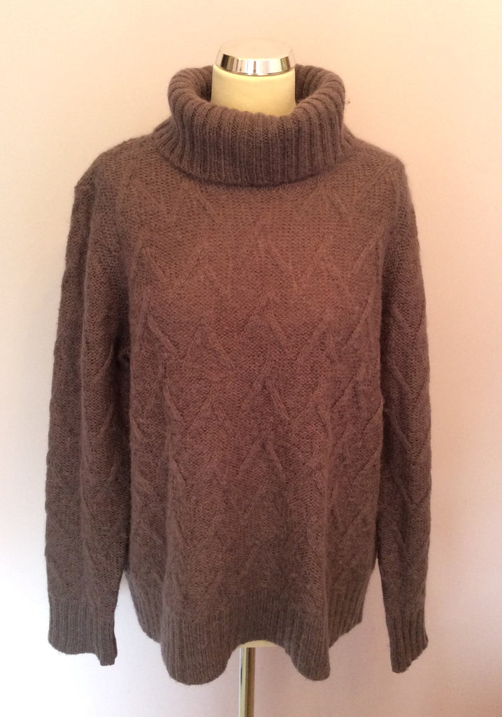 polo neck jumper size 20