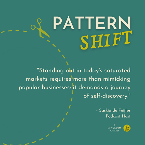 "Standing out in today's saturated markets requires more than mimicking popular businesses; it demands a journey of self-discovery."