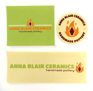 ABC Sticker 3-Pack - Anna Blair Ceramics
