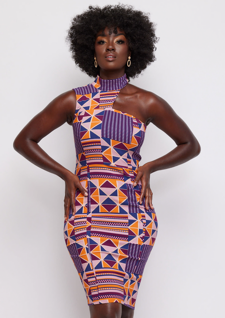 T6.1 Cropped Top - Kente inspired African print – DMR Dress Me Right