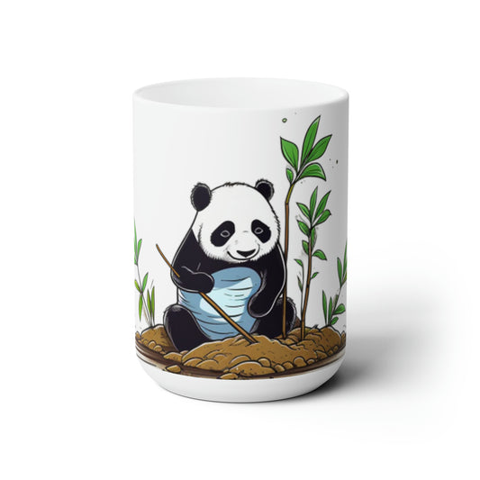 Panda Climbing High Ceramic Mug by Fashioncraft, Novelties