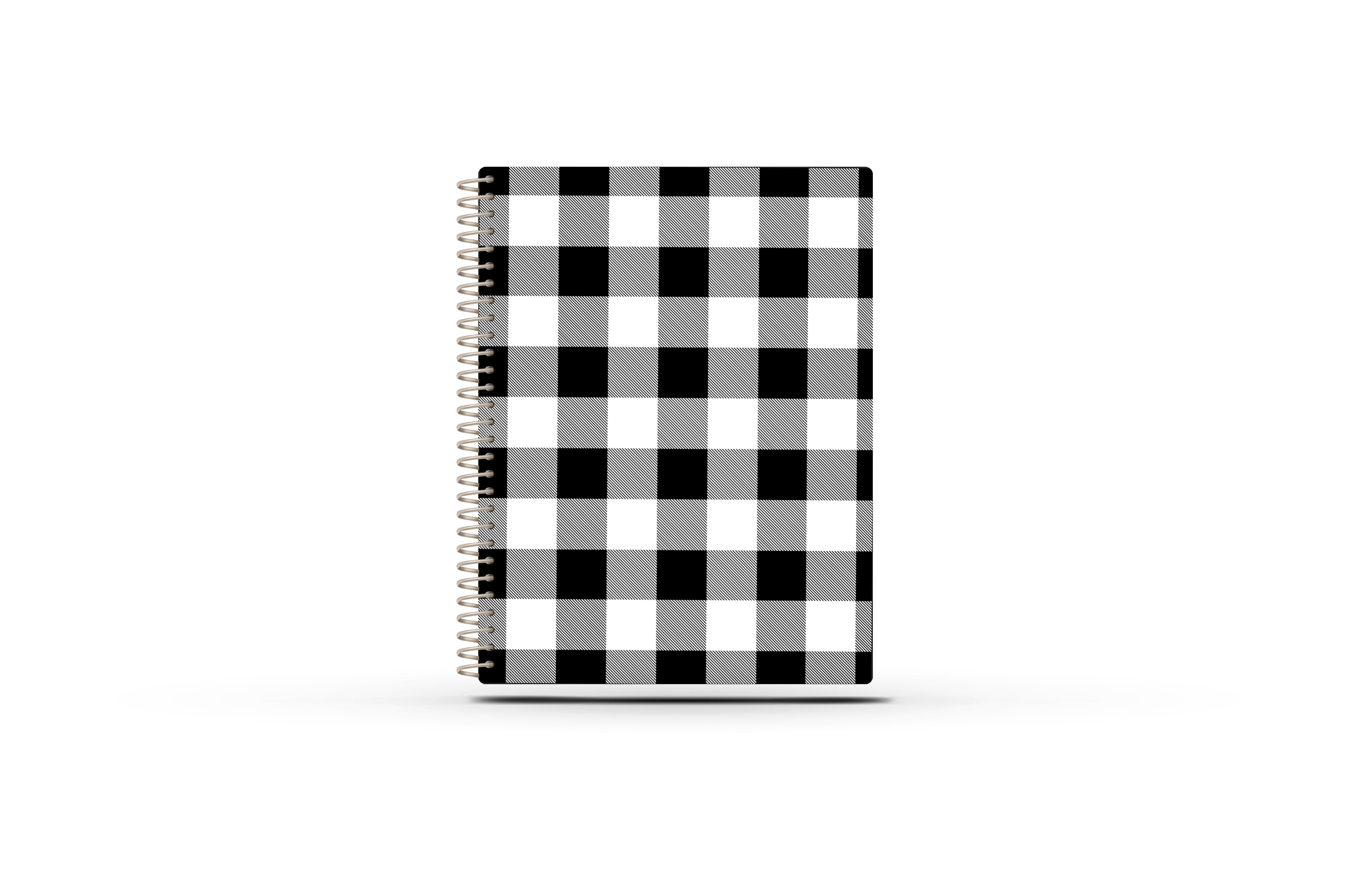 Weekly Planner - BW BUFFALO PLAID