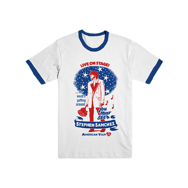 Blue Ringer Tour Tee– Stephen Sanchez