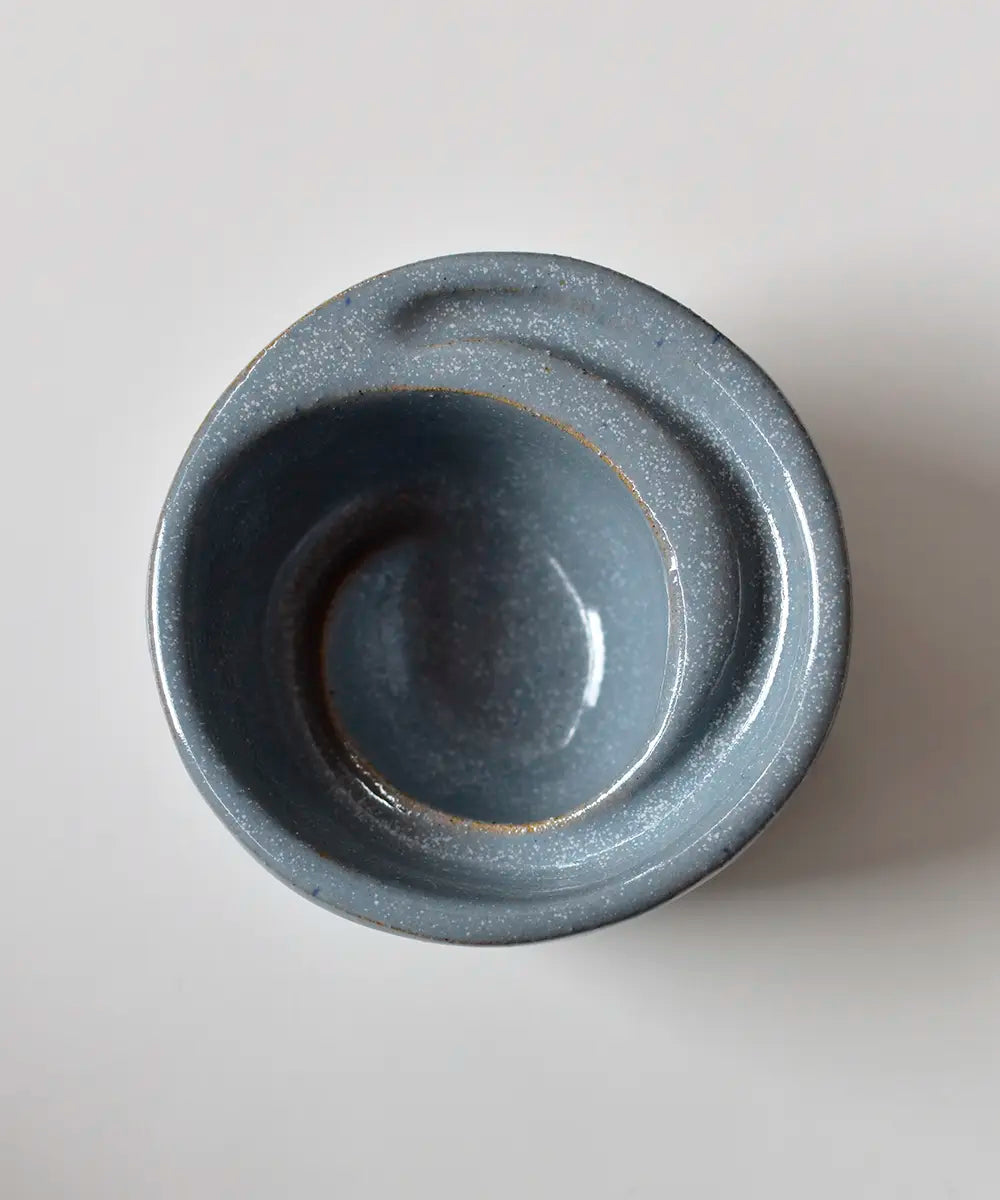 Handmade ceramic olive oil dipping bowl