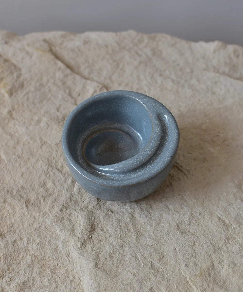 Handmade pottery olive oil dipping dish by OWO Ceramics