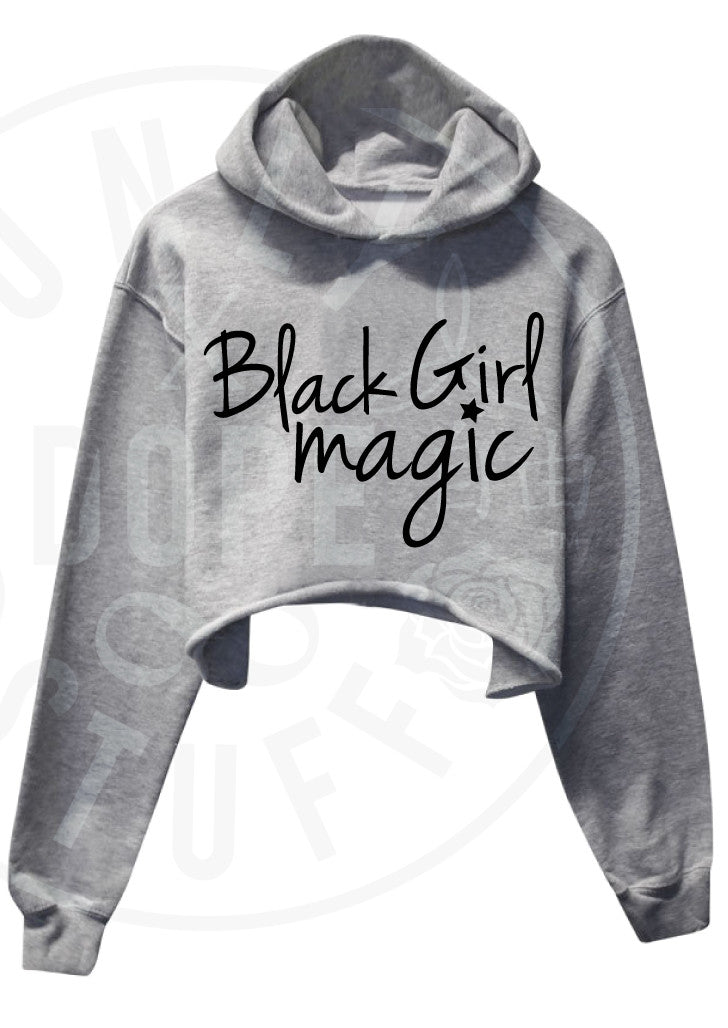 Black Girl Magic Cropped Hoodie – M. Allen