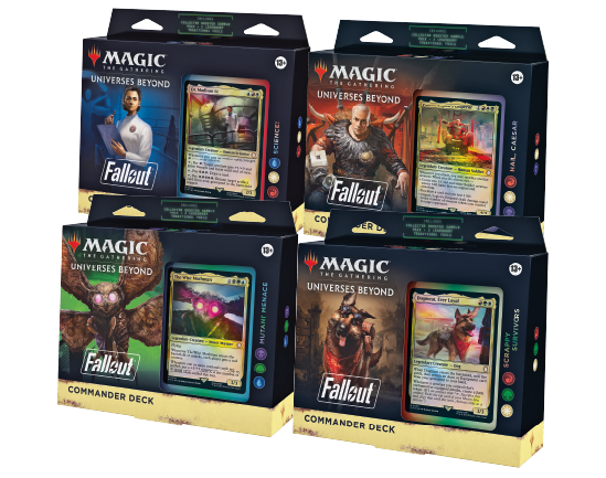 Magic the Gathering: Fallout Commander Decks Set of 4