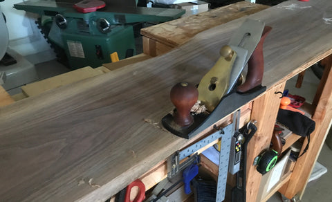 walnut slab preparation