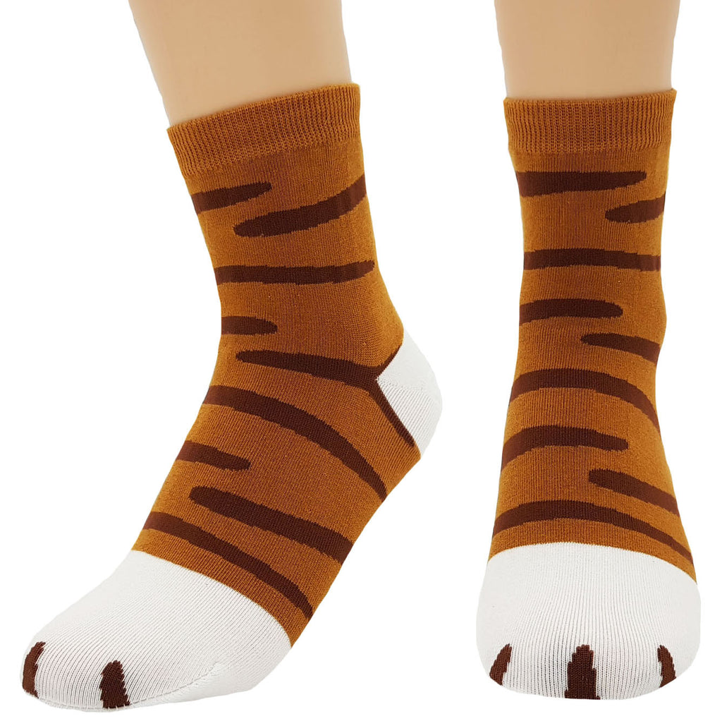 JJMax Women's Cute Kitty Cat Paws Socks with Paw Prints on ...