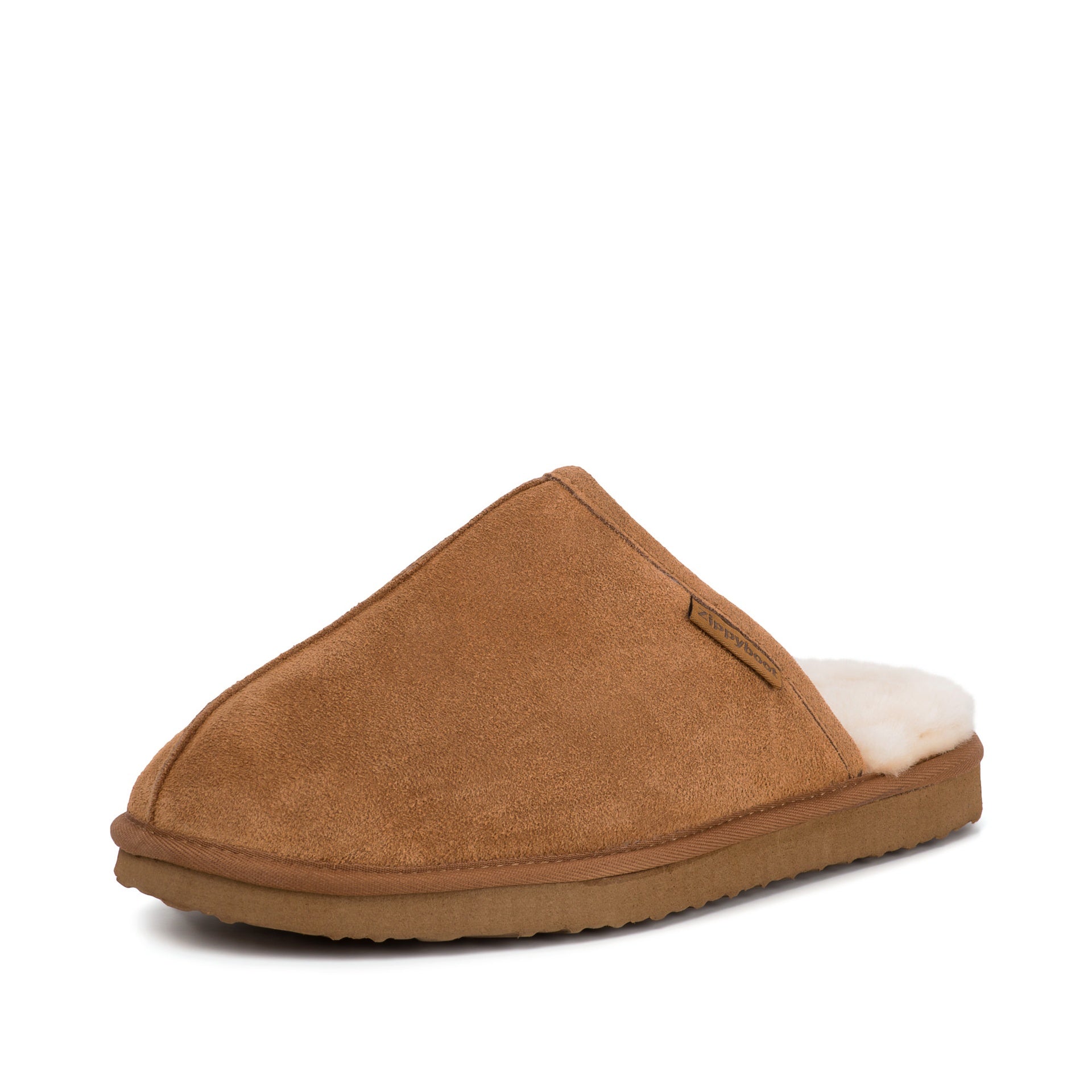 ALLEN CHOCOLATE SHEEPSKIN SLIPPER MULE – Redfoot Shoes