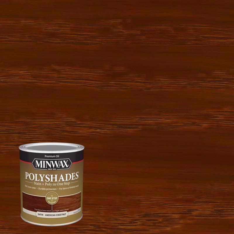 1 qt Minwax 65555 Clear Polycrylic Water-Based Protective Finish Gloss -  Household Varnishes 