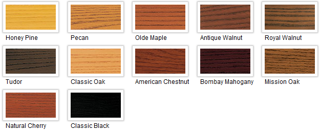 Minwax Polyshades Color Chart