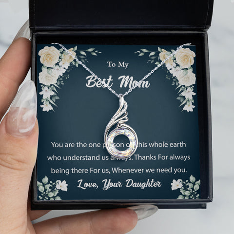 Product To My Best Mom - Love Your Dangter - Rising Phoenix Necklace