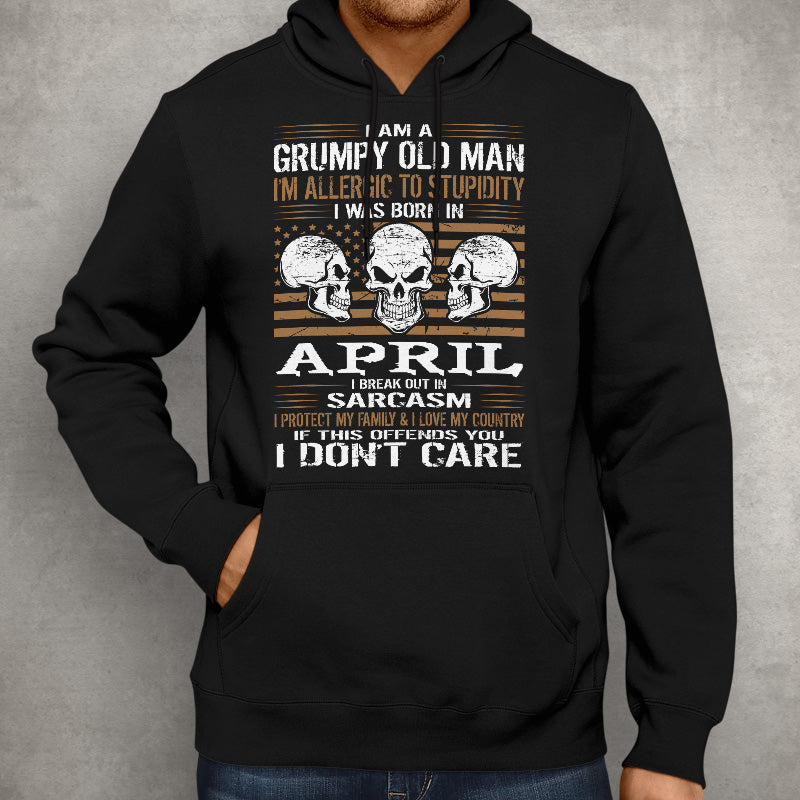 old man hoodie