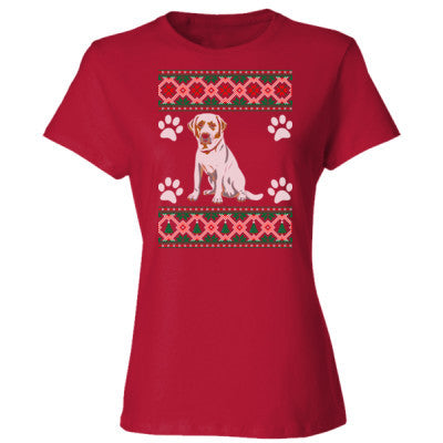 chocolate lab christmas sweater