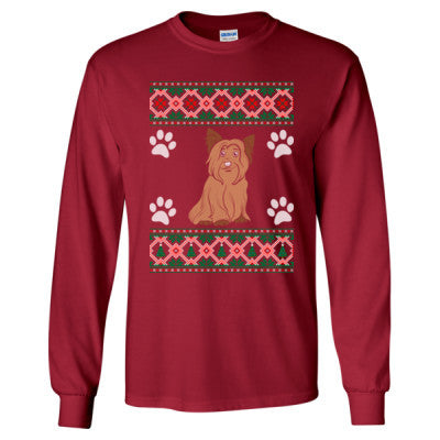 yorkie christmas sweater