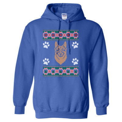 german shepherd christmas sweatshirt