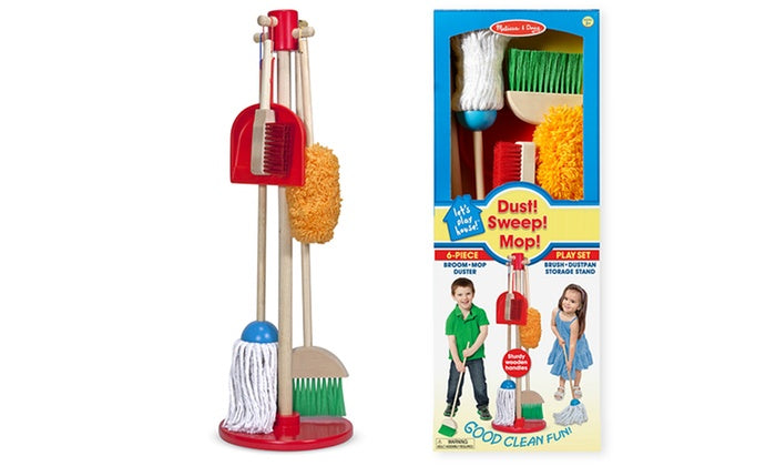 melissa and doug dust sweep mop