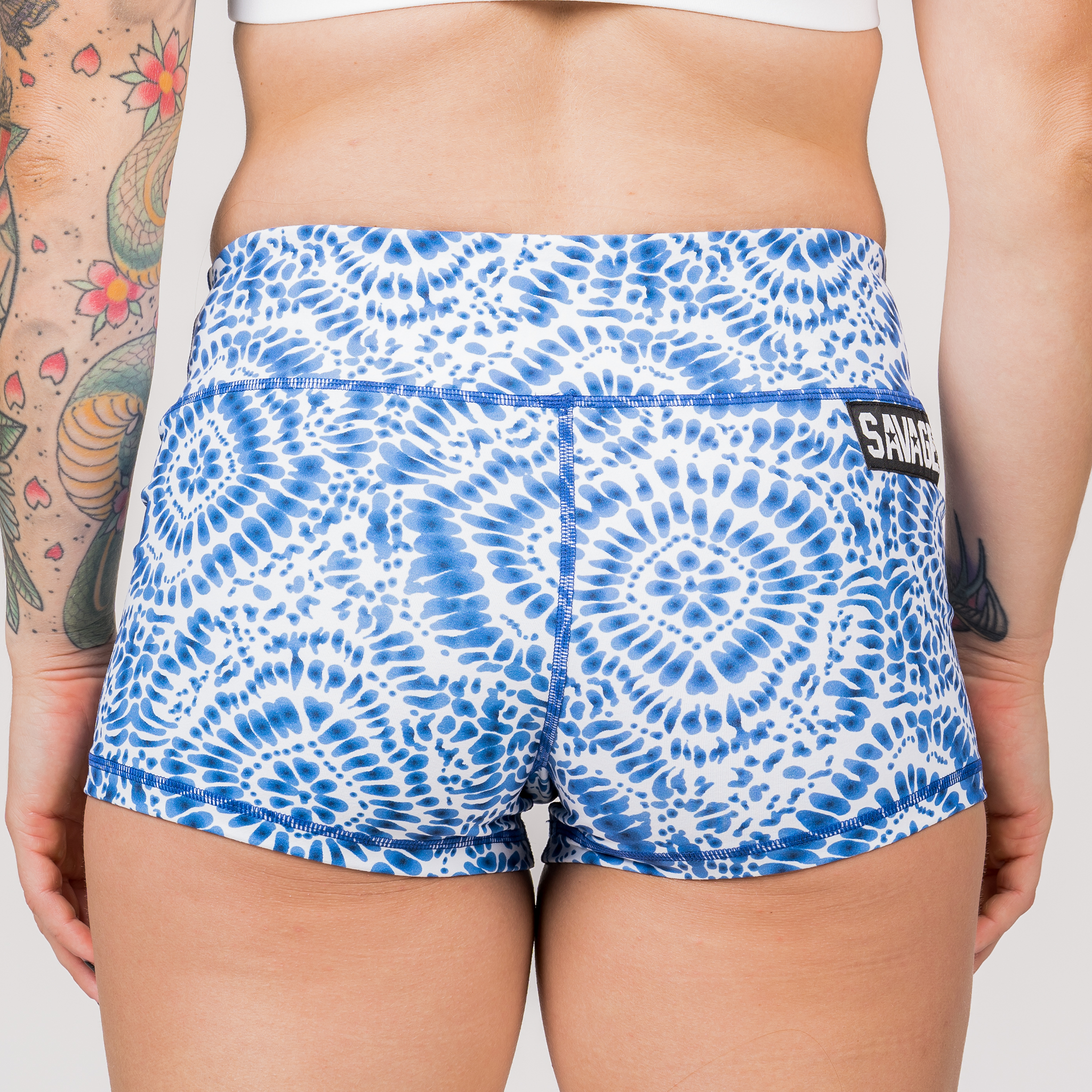 Image of Booty Shorts - Hippie Blue