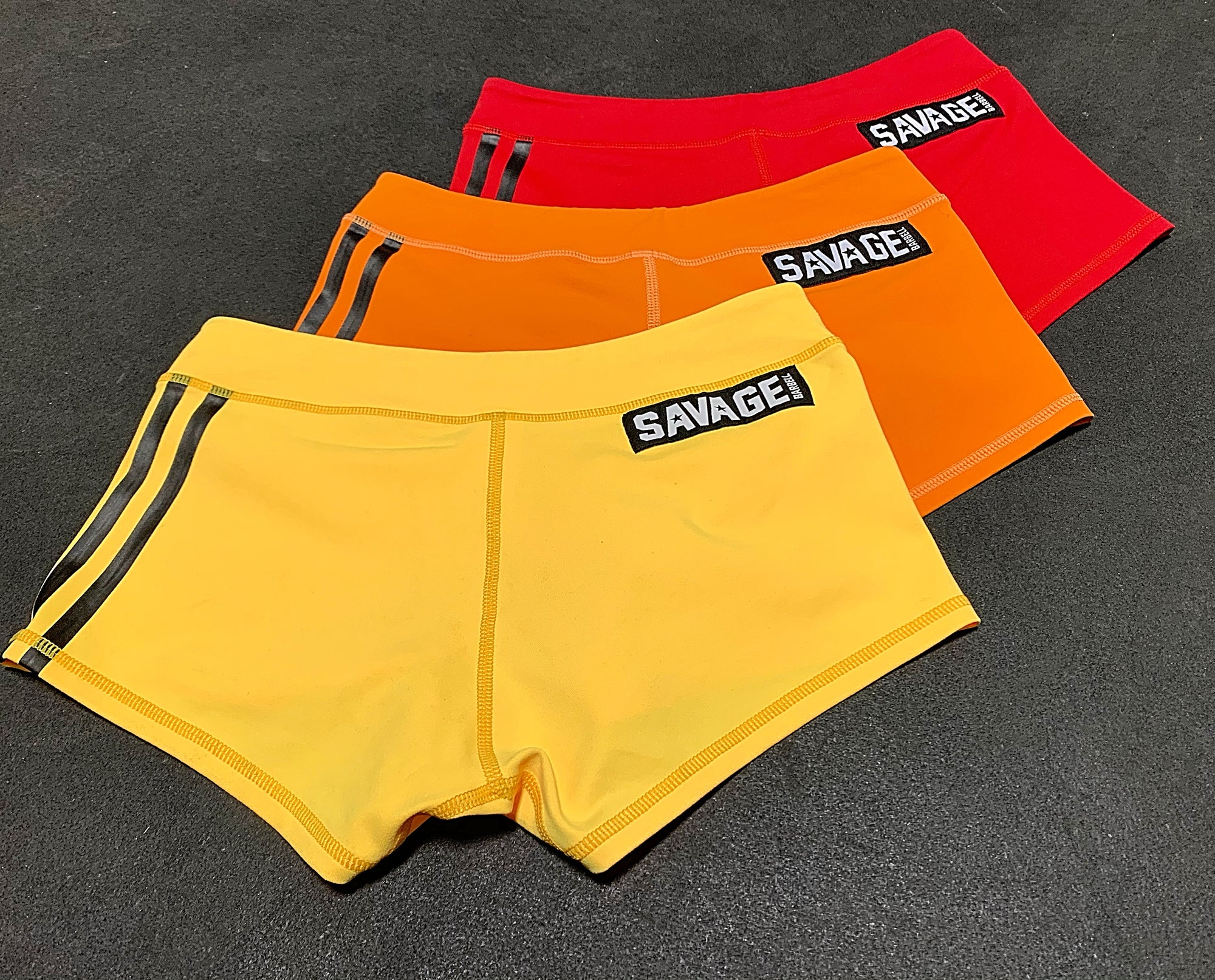 Booty Shorts - Viper Low Rise - Orange– Savage Barbell Apparel