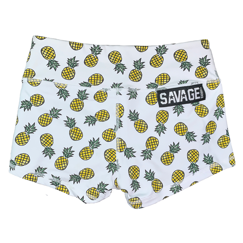 Women's Pineapple Express Booty Shorts | Savage Barbell