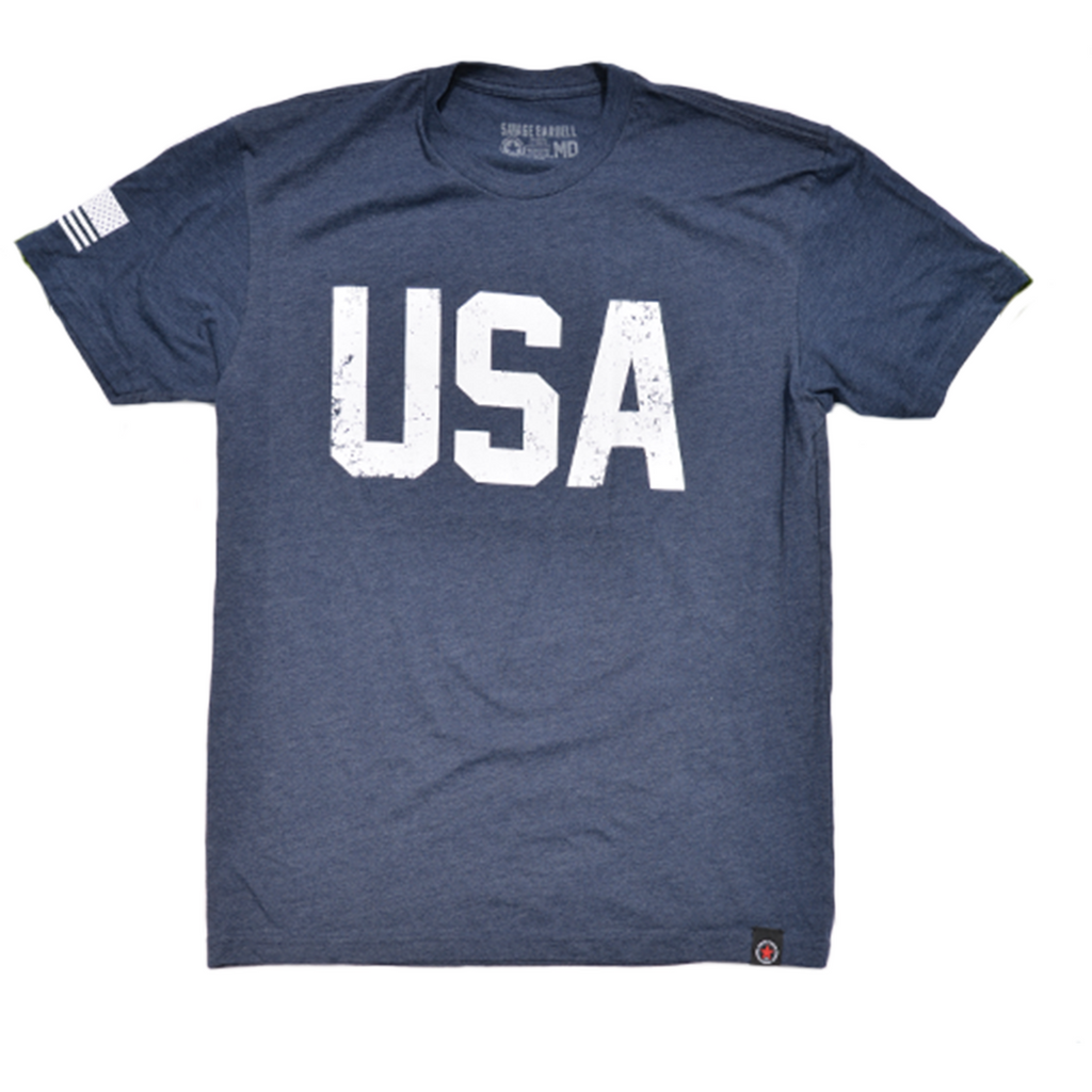 USA - Men's T-shirt – Savage Barbell