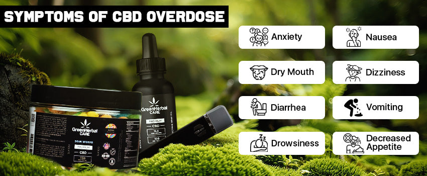 symptoms of cbd overdose