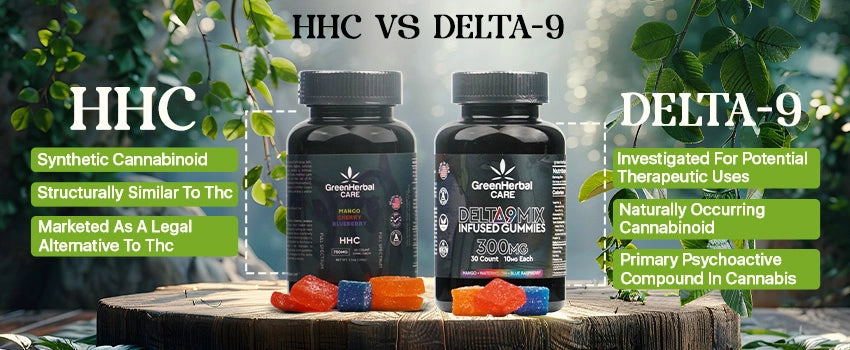 what is the difference between hhc and delta-9