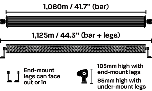 Hardkorr XDD900-G4 dimension diagram