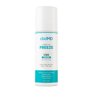 cbdMD Broad Spectrum CBD Freeze Roller - Distro Wholesale