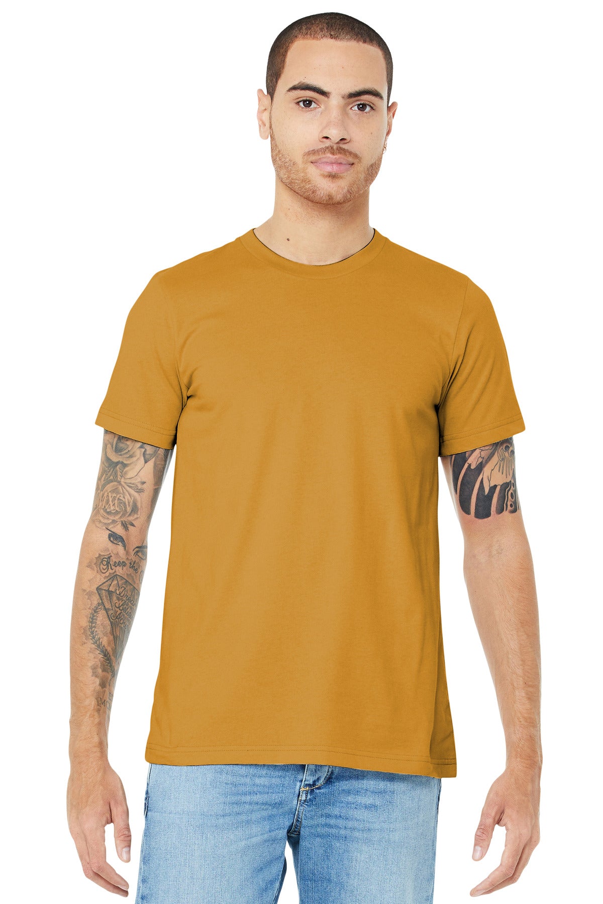 BELLA+CANVAS ® Unisex Jersey Short Sleeve Tee. BC3001 - Mustard