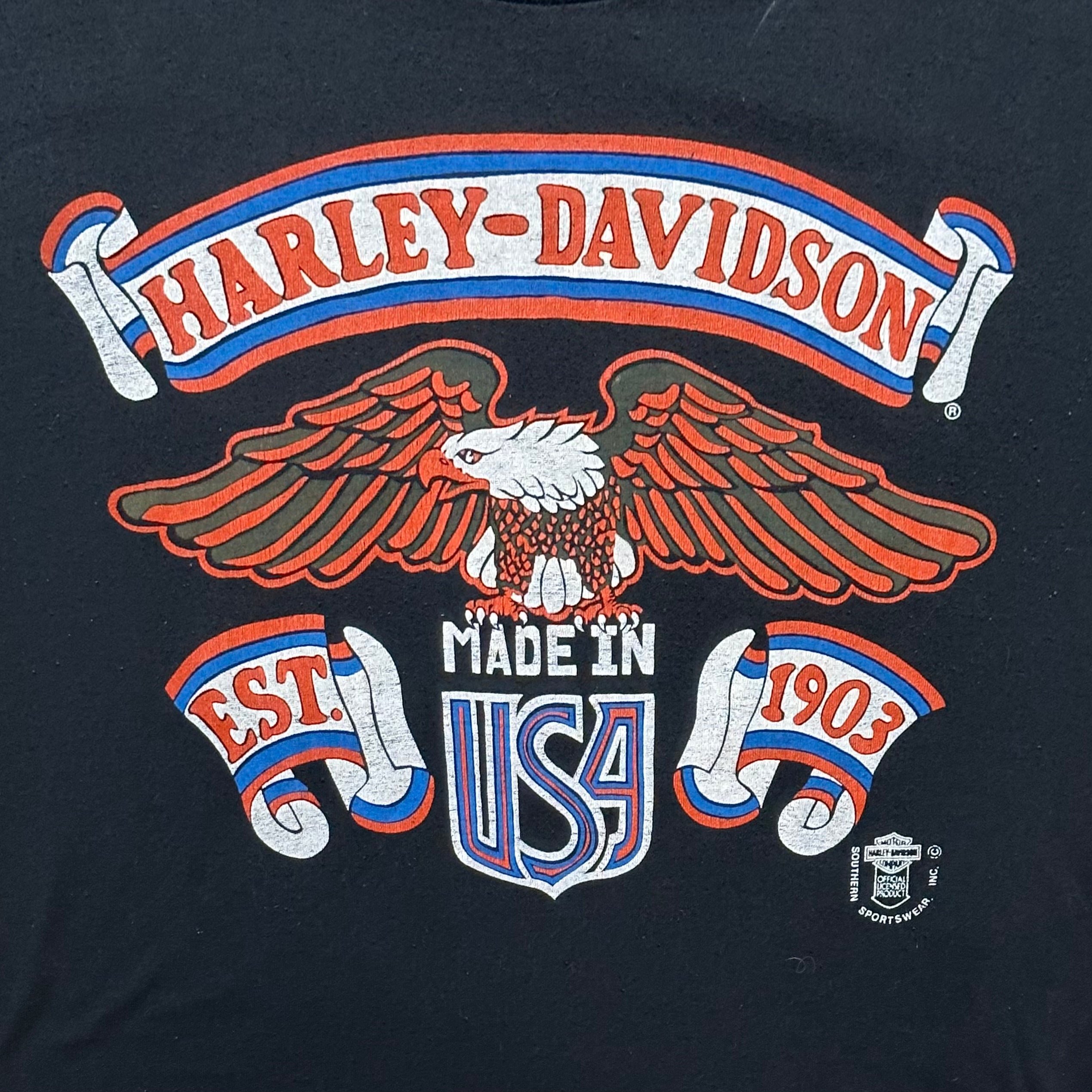 90s Vintage Harley Davidson Eagles Soaring High shirt Chosa's Mesa