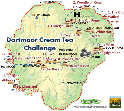 Dartmoor Cream Tea Adventure Challenge