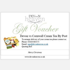 Devon Heaven Afternoon Tea Gift Vouchers