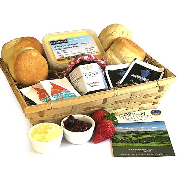 Cream Tea Gift Basket Devon Heaven