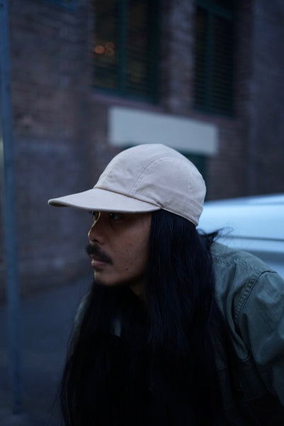 Papa Nui Devotion Cap Khaki Herringbone