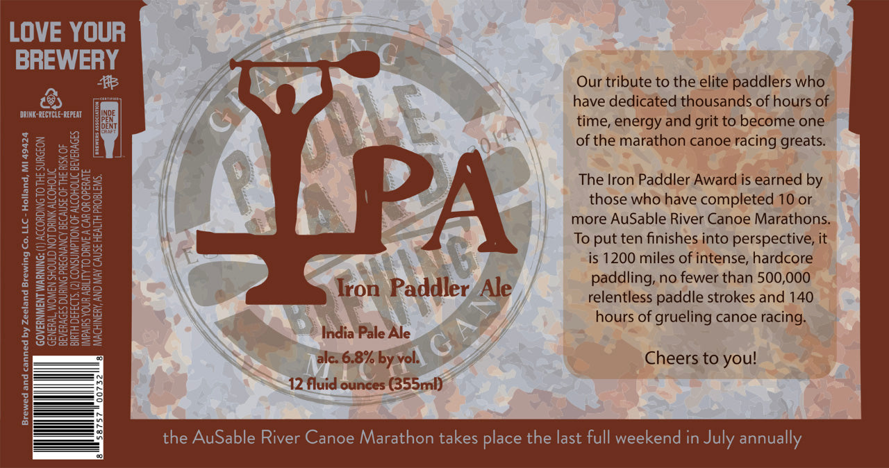 Iron Paddler Ale Label