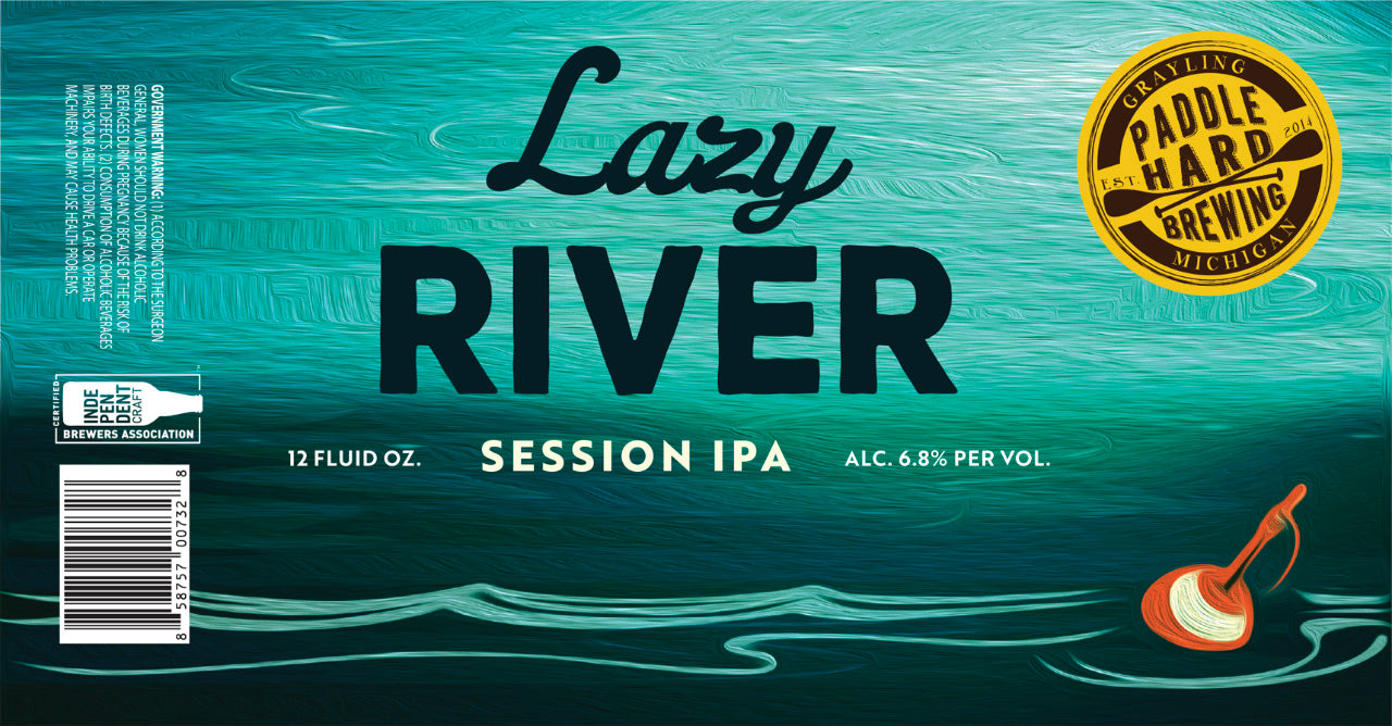Lazy River Session IPA Label