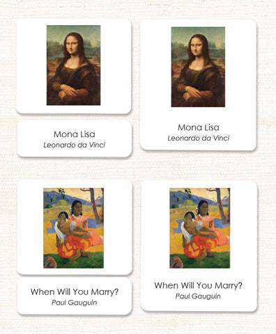 3-part fine art cards