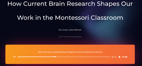 podcast on brain research and montessori