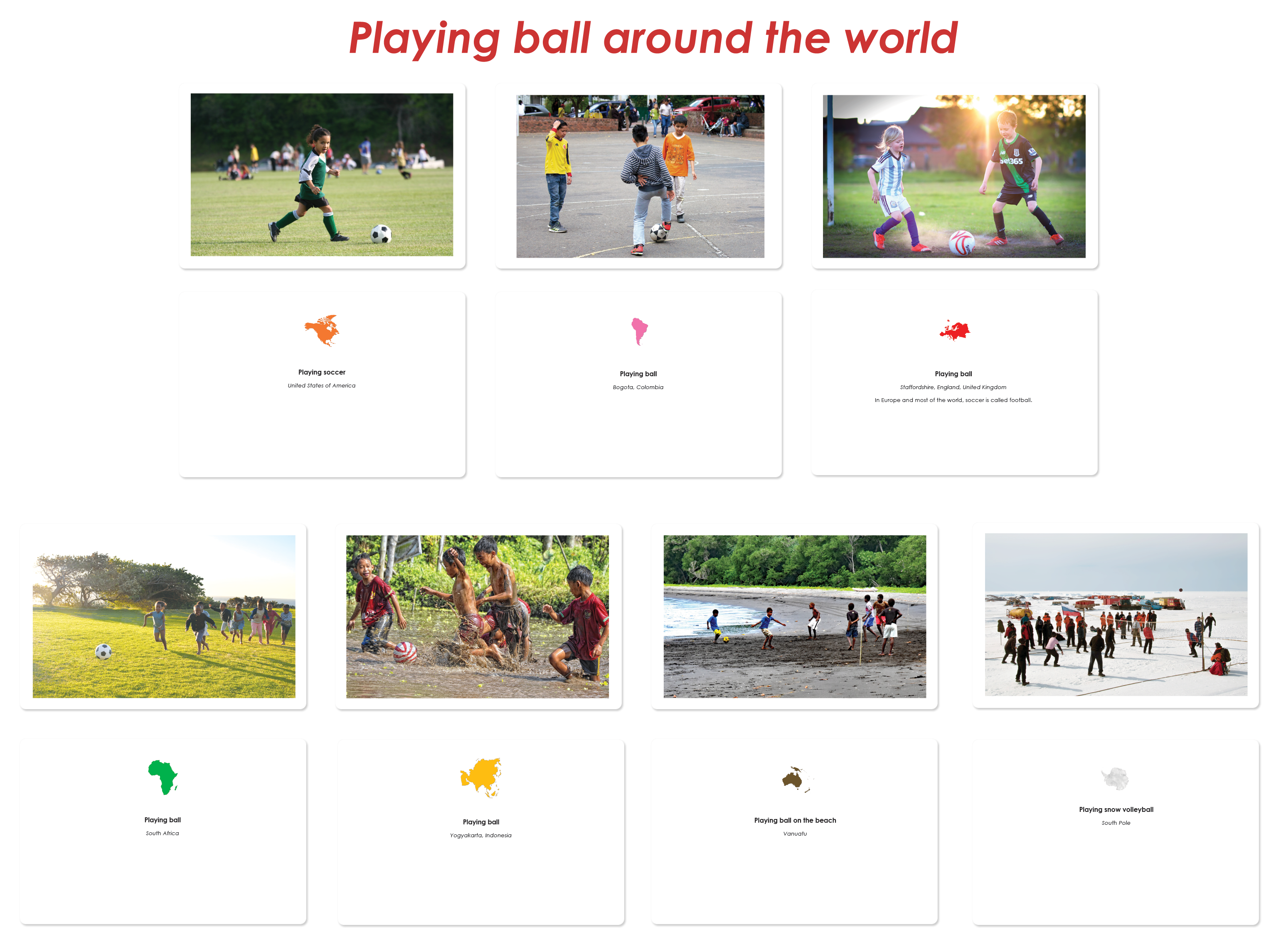 playing ball around the world