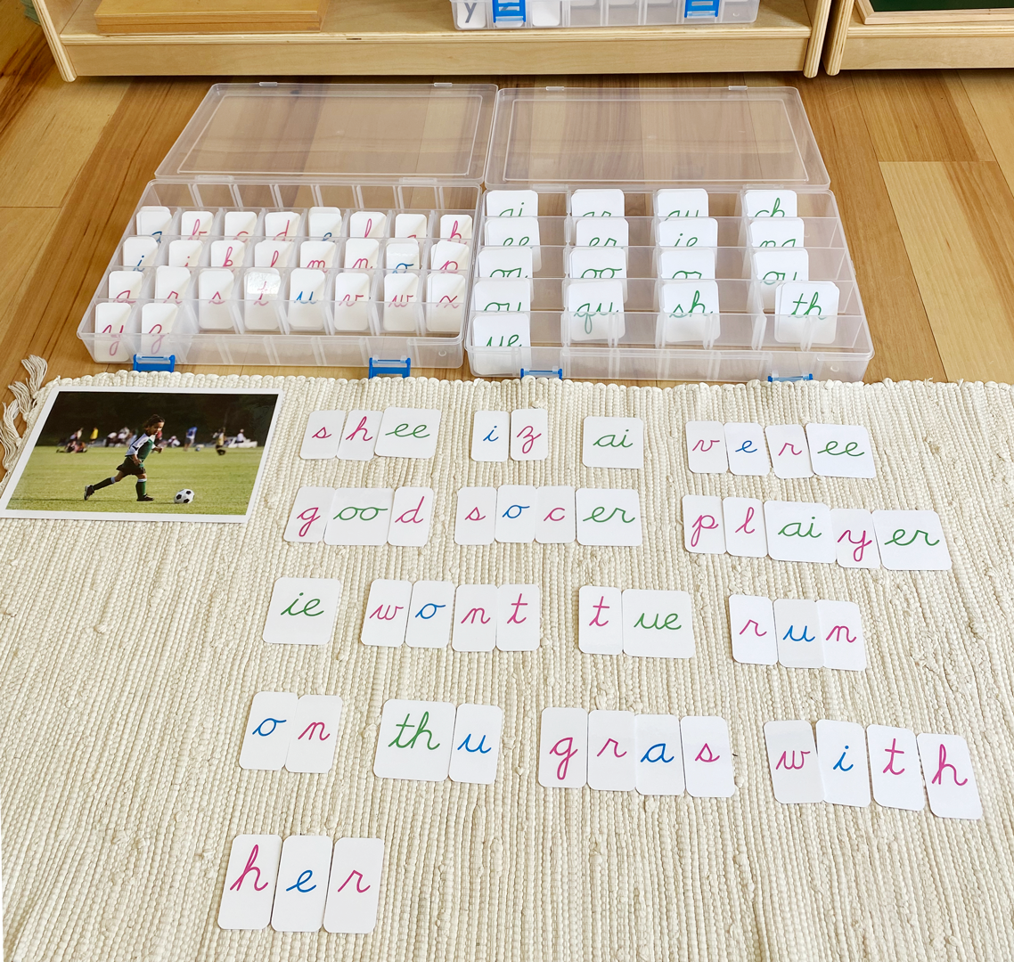 movable alphabet with geography folder