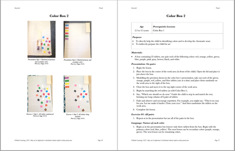 color box 2 lesson