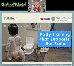 potty training tips to support the brain image