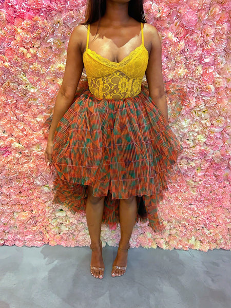 Daolondon Kente Tulle Skirt Easter Brunch Look