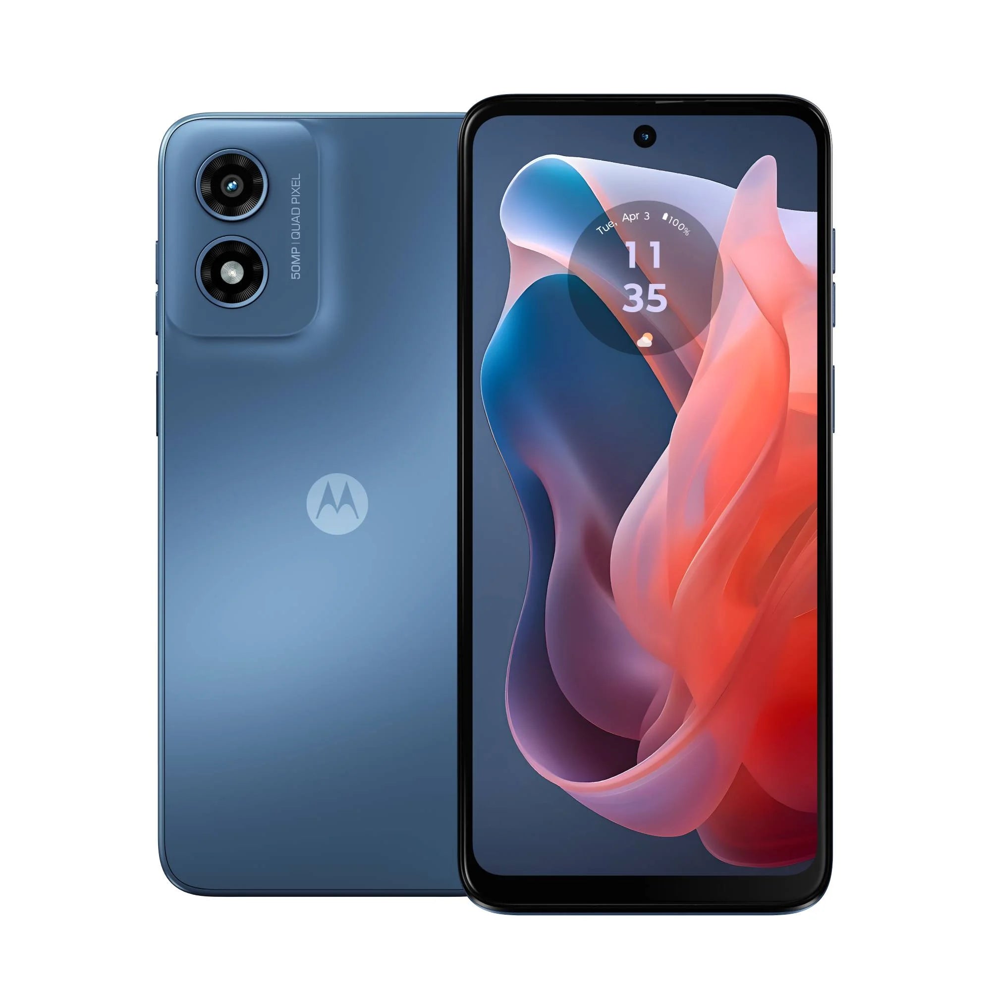 Motorola STMTXT2413VCPWP Moto G Play 4G LTE 6.5'' 3GB RAM 64GB Storage 2.3 GHz Processor Speed Straight Talk Prepaid Smartphone, Blue