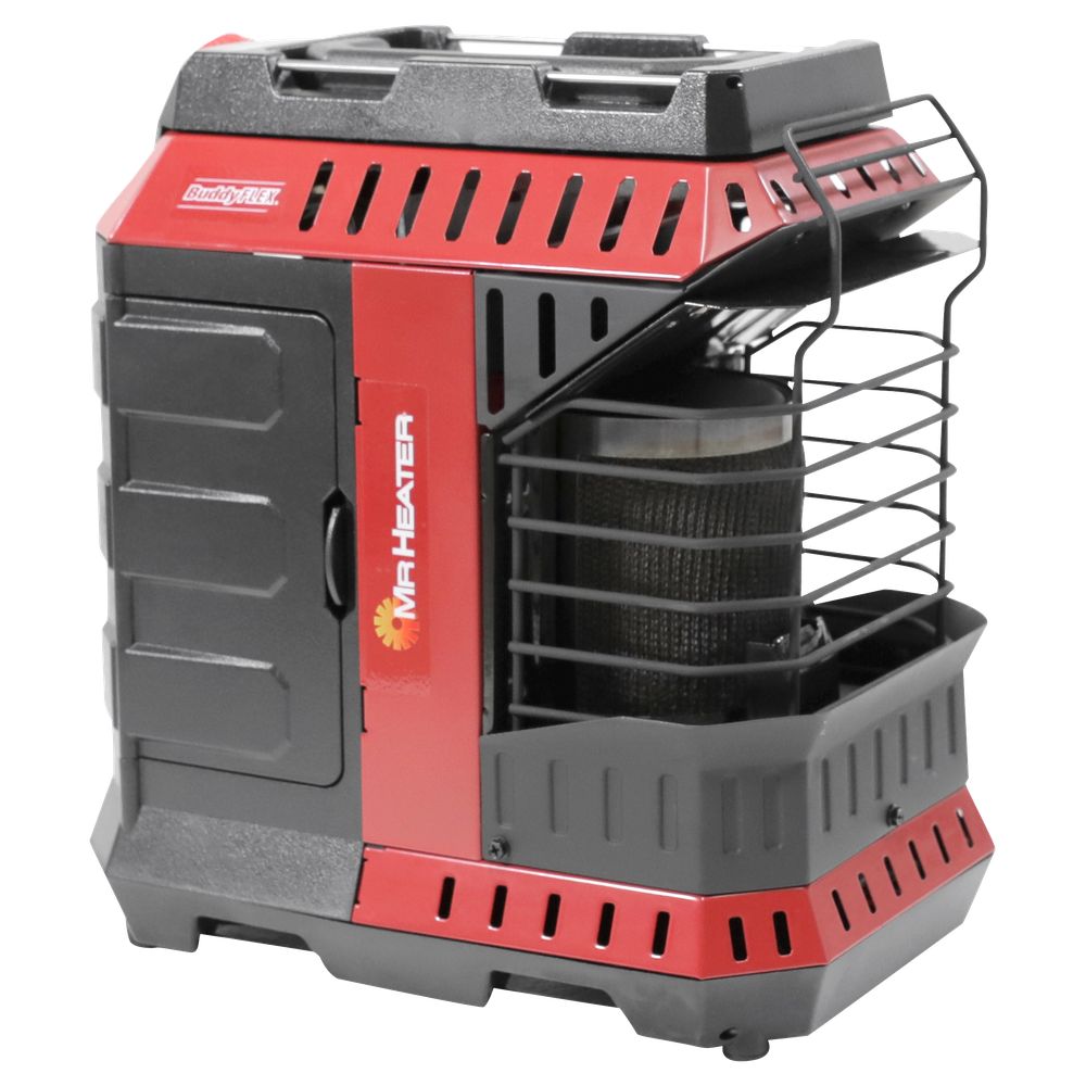 Mr. Heater MH11BFLEX 11,000 BTU Buddy FLEX Portable Propane Radiant Heater, Red
